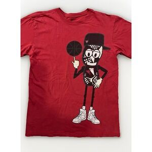 Nike‎ Air Jordan Peanut With Basketball T Shirt size LG Retro Sneaker Tee